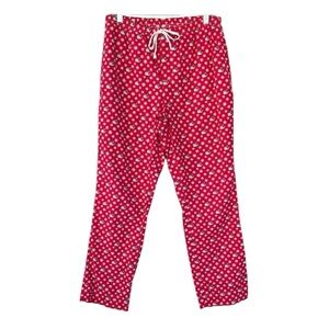 Vineyard Vines Winter Whale Red and White Pajama Pants Size Small